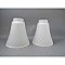 Set of 2 Antique Shades - 2-1/4" Fitter