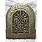 Antique Aesthetic Movement Arched Top Heat Grate/Register with Surround - Circa 1870