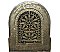 Antique Aesthetic Movement Arched Top Heat Grate/Register with Surround - Circa 1870