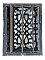Antique 8" x 10" Cast Iron Heat Grate or Register With Louvers by Tuttle & Bailey- Circa 1900