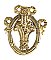 Cast Brass Single Post Pull
