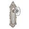 Complete Door Set - Featuring Victorian Plate with Oval Fluted Crystal Knob