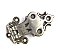 Antique Single Nickel 3/8" offset Icebox Hinge