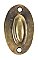 Antique Bronze Keyhole Drop Escutcheon or Keyhole Cover with Swinging Cover - Circa 1870