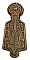Antique Cast Bronze Keyhole Escutcheon or Cover by Russell & Erwin - Circa 1874