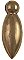 Antique Forged Bronze Drop Escutcheon or Keyhole Cover by Sargent & Co. - Circa 1926