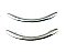 Pair of Chrome Kitchen Cabinet Pulls