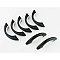 Antique Black and White Catalin Kitchen Cabinet Pull, 1-7/8" On Center (Sold Each)