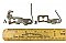 Sargent & Co. Antique Mortise Lock Parts - Tumblers