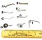 Yale & Towne Antique Mortise Lock Parts - Flat Springs
