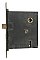 Antique Cast Iron & Steel Interior Mortise Door Lock - Circa 1900
