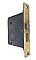 Antique Interior Mortise Door Lock - Brass-Plated Faceplate