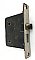 Antique Corbin Interior Thumbturn Mortise Door Lock - Nickel Plated Faceplate