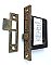 Antique Brittan, Graham, Mathes Interior Door Mortise Lock - Bronze Faceplate - Circa 1890