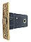 Antique Interior Door Passage Mortise Latch Lock Bronze Faceplate - Mallory & Wheeler Circa 1882