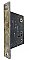 Antique Nickel Plated Privacy Mortise Door Lock by Norwalk Lock Co.  - Circa 1910