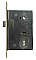 Antique Cast Bronze & Steel Exterior Mortise Door Lock - Circa 1900