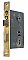 Antique Cast Bronze & Steel Exterior Mortise Door Lock - Circa 1900