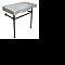 Kingston Brass Imperial Ceramic Console Sink with Stainless Steel Legs - Polished Chrome