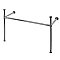 Kingston Brass Imperial Stainless Steel Console Legs - Polished Chrome