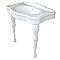 Fauceture Vitreous China 32" Console Sink With China Legs