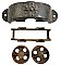Antique Cast Iron Sliding or Pocket Door Hanger or Sheave by Russell & Erwin - Circa 1875