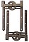 Antique Pair of Sliding or Barn Door Wheels and Hangers - Circa 1880