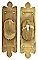 Antique Sliding/ Pocket Door Lock Set in "New York" Design by P. & F. Corbin - Circa 1895