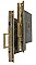 Antique Double Sliding/ Pocket Door Lock Set in "Kahala" Design by Russell & Erwin Co. - Circa 1882