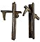 Antique Cast Iron Pocket Door Astragal Edge Pull Set by Russell & Erwin - Circa 1894