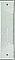 Antique 3" x 12" Beveled Glass Door Push Plate for Doors - Circa 1900 - SECONDS