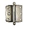 Antique Nickel Plated 3" High Screen Door Spring Hinge by Bommer Industries