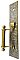 Antique Cast Brass Store Door Pull in "Arcadia" Design By Sargent & Co. - Circa 1888