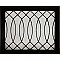 Antique Leaded Textured Glass Window