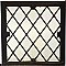 Circa 1900 Antique Gothic or Tudor Revival Leaded Glass Double Hung Window Set with Diamond Lattice Pattern