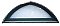 Antique Arched Glass Fanlight Window Sash - Circa 1880