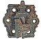 Antique Clark's Surface Cast Iron Shutter or Blind Hinge - Gravity Locking