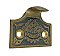 Antique Cast Bronze Window Sash Finger Lift in "Oriental" Design by Branford Lock Works - Circa 1886