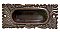 Antique Wrought Bronze "Roanoke" Design Window Sash Lift or Flush Pull by P. & F. Corbin - Circa 1895