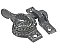 Antique Cast Iron Window Sash Lock - Circa 1880