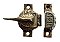 Antique Cast Iron Window Sash Lock - Circa 1896