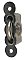 Antique Window Sash Balance Axle Pulley - Circa 1900