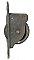 Antique Cast Bronze and Steel Window Sash Balance Axle Pulley - Circa 1900