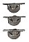 Set of 3 Antique Window Sash Balance Pulleys - Circa 1900