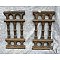 Antique Pair of Cast Iron Fence Sections