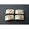 Antique Art Deco Wave Motif Border or Liner Tile Set