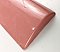 Antique "Miraplas Styron" "Red Magenta" Pink Plastic Outer Corner Chair Rail Tile - Sold Each