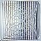 Antique "Luxfer Prism Co." 4" x 4" Glass Tile - Frank Lloyd Wright "Flower Pattern"