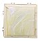 Antique Yellow Marble "Pittsburgh Interlock" Polystyrene Plastic Wall Tile - 4-1/4" x 4-1/4" - Sold Each