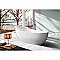 Aqua Eden 70-Inch Acrylic Freestanding Tub with Drain - White